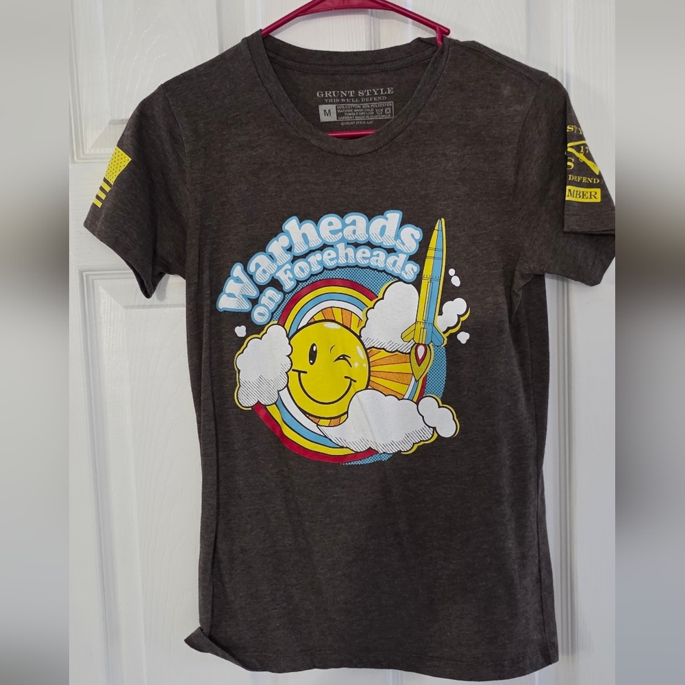 Women's, Grunt Style Dark Brown Warheads T-Shirt